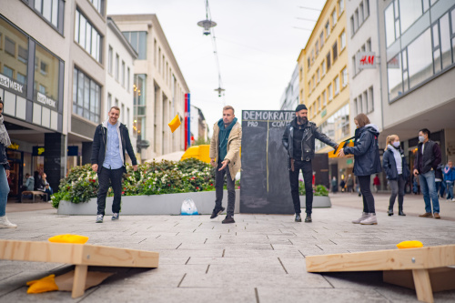 Impressionen Demokratie-Tour 2020