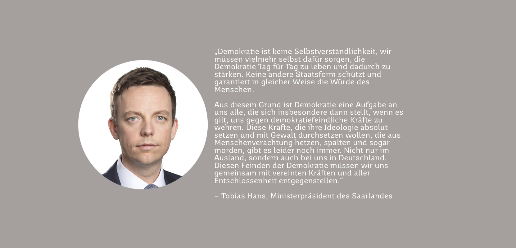 Zitat Demokratie Tobias Hans